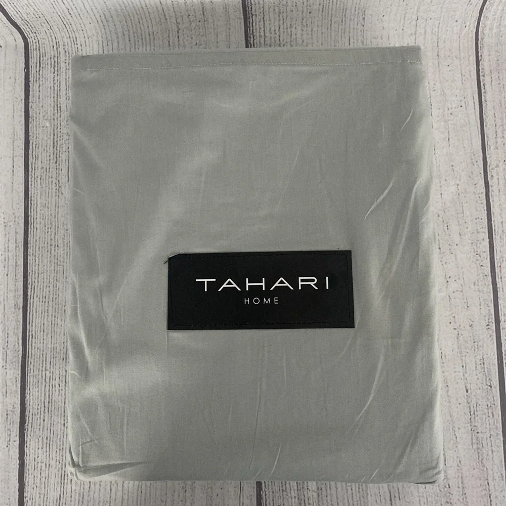Tahari Home Sheet Set TWIN Sage Green 100% Cotton Crisp Natural Earthy Neutral